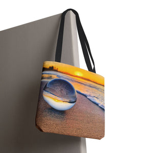 Sunset Beach Crystal Ball Tote