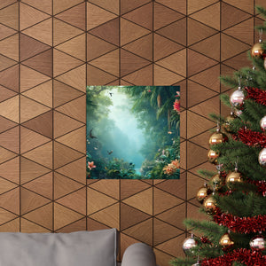 Tropical Rainforest Poster, Matte ~ Another Day in Paradise