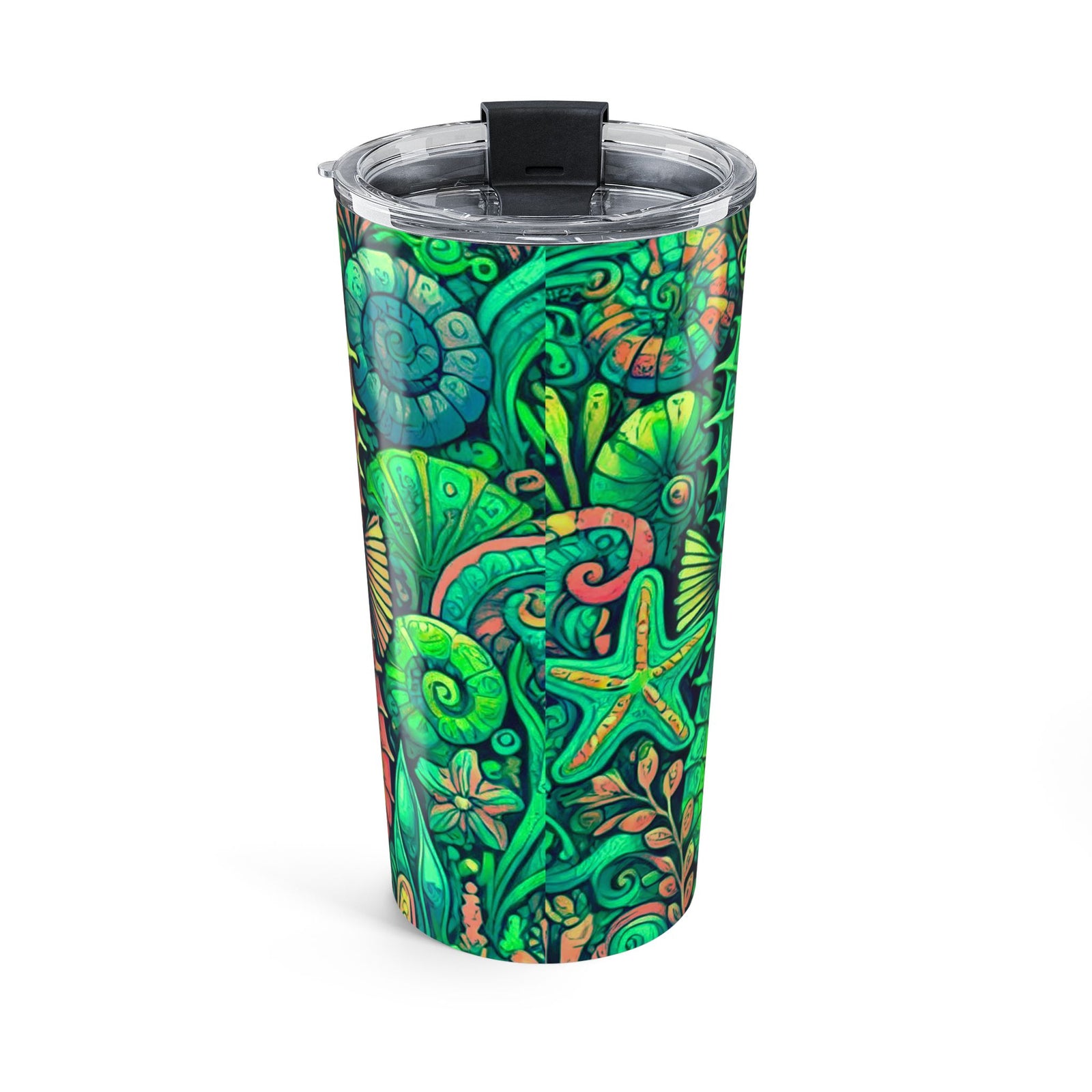20oz Tumbler — Seahorse Trio Insulated Travel Cup, Lime