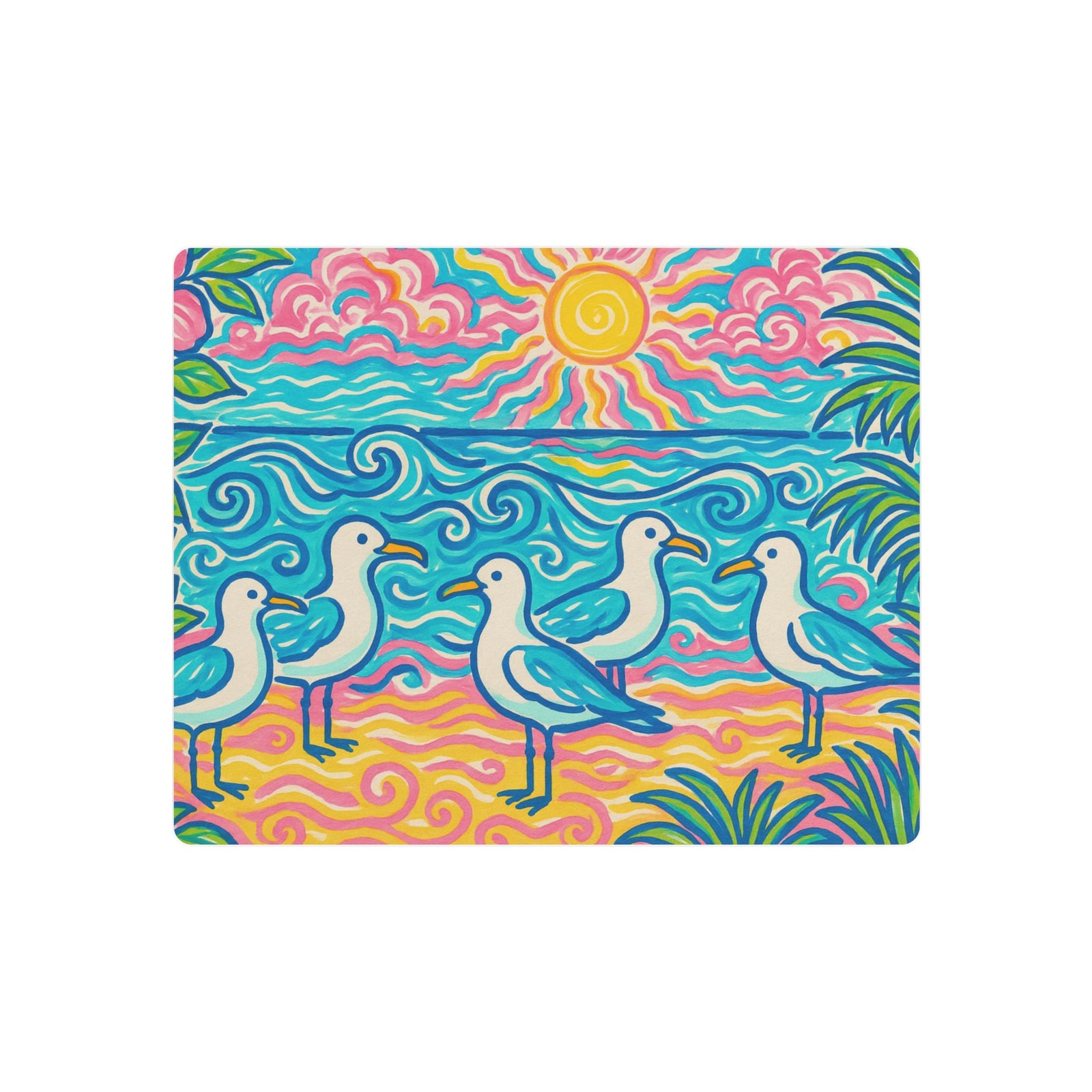 Metal Art Sign/Wall Decor ~ Seagulls on the Beach