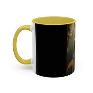 Colorful Mugs (11oz, 15oz), Three Mermaid Sisters, Black