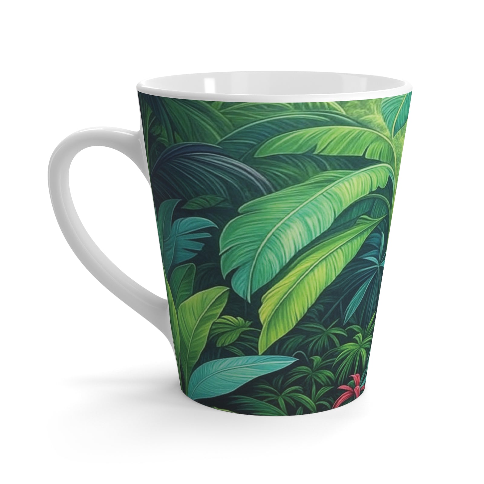Latte White Mug - Rainforest Sleeping Spot
