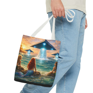UFOs & Mermaids Tote Bag - 3 Sizes