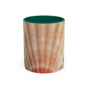 Colorful Mugs (11oz, 15oz), Disco Scallop Macro