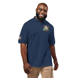 ‘Good Vibes’ Embroidered Polo ~ Tropics Lifestyle Coffee Logo, Many Colors
