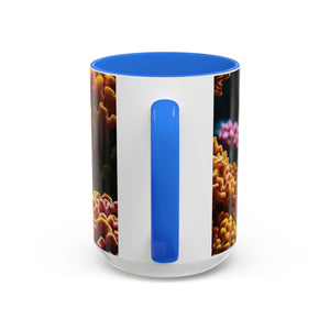 Black Coffee Mug ~ Seahorses in Love