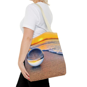 Sunset Beach Crystal Ball Tote