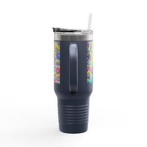 Insulated Travel Mug, 40oz / Rainforest Music - Perfect for Outdoor Adventures
