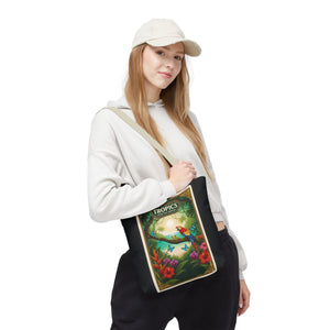Tote Bag — Parrot Friends at Seashore, TLC Logo
