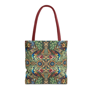 Kaleido Peacock Royals Tote Bag - 3 Sizes
