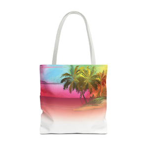 Watercolor Sunset Tote Bag - 3 Sizes