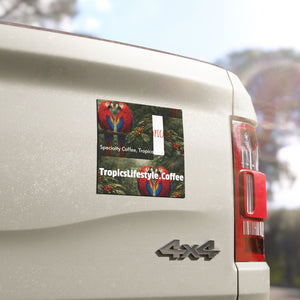 Car Magnet — Tropics Lifestyle Coffee Logo (Luxury Coffee, Tropical Soul)