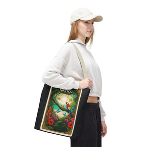 Tote Bag — Parrot Friends at Seashore, TLC Logo