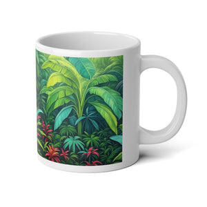 Jumbo Mug, 20oz, Sleeping Spot | Tropical Coffee Cup
