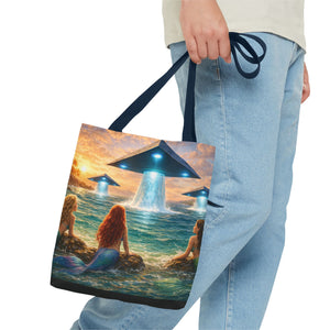UFOs & Mermaids Tote Bag - 3 Sizes