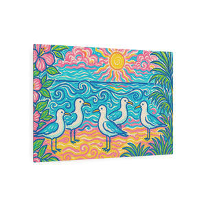 Metal Art Sign/Wall Decor ~ Seagulls on the Beach