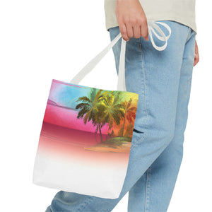 Watercolor Sunset Tote Bag - 3 Sizes