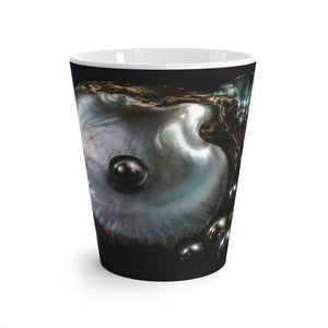 Latte Mug — Iridescent Black Pearl