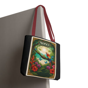 Tote Bag — Parrot Friends at Seashore, TLC Logo