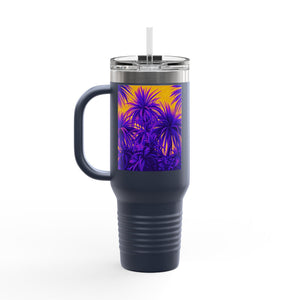 Insulated Travel Mug - 40oz - Perfect for Outdoor Adventures / Amazon Whimsy/Green