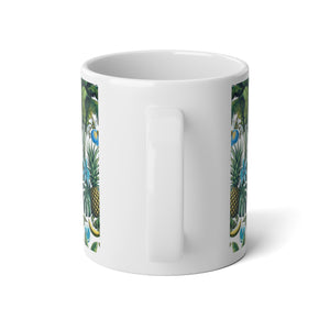 Jumbo Mug, 20oz, More Tropical Fruit, White | Tropical Coffee Cup