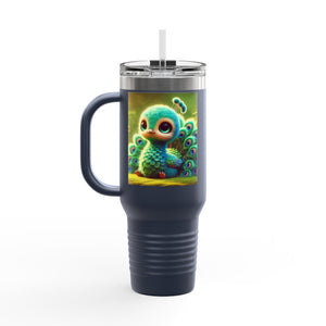 Insulated Travel Mug, 40oz / Baby Peacock - Perfect for Outdoor Adventures