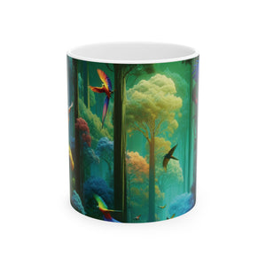 Ceramic White Mug - 11oz & 15oz, Flight School