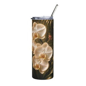 Copy of 20oz Floral Stainless Steel Tumbler — Fiesta Orchid Travel Cup