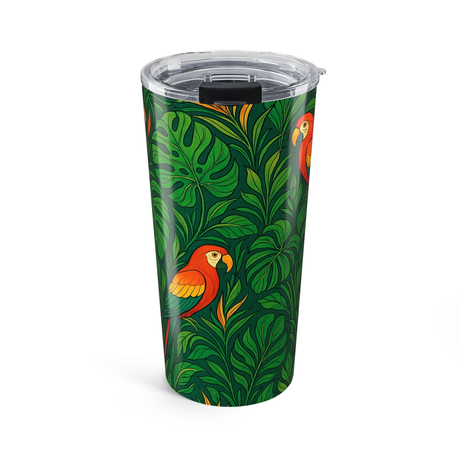 20oz Tumbler - Red Parrot Family Insulated Travel Cup