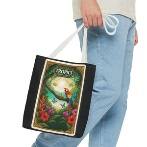 Tote Bag — Parrot Friends at Seashore, TLC Logo