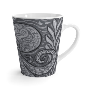 Latte White Mug - Noir Kraken Joe