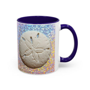 Colorful Mugs (11oz, 15oz), Disco Sand Dollar