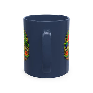 Tropical Parrot Coffee Mug — "Island Ambassador" Ceramic Cup