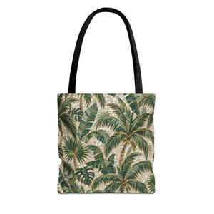 Tropical Palms MosaicTote Bag – Vintage Beach Market Bag