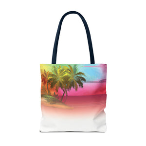 Watercolor Sunset Tote Bag - 3 Sizes