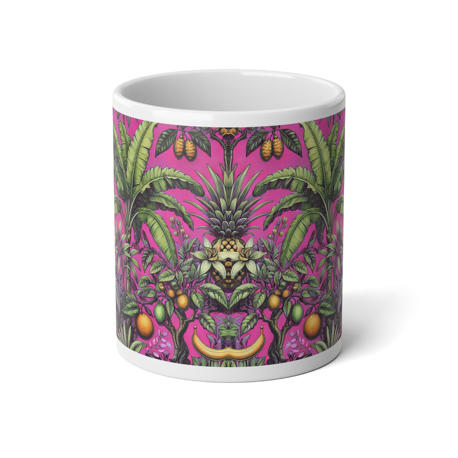 Jumbo Mug, 20oz, Tropical Fruit Pink | Tropical Coffee Cup