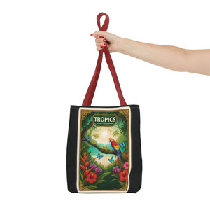 Tote Bag — Parrot Friends at Seashore, TLC Logo