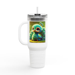Insulated Travel Mug, 40oz / Baby Peacock - Perfect for Outdoor Adventures