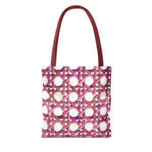 Beach Chair Wicker/Hibiscus Tote Bag - 3 Sizes