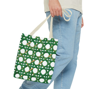 Beach Chair Wicker/Green Tote Bag - 3 Sizes