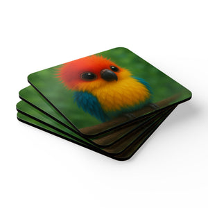 Coaster Set/4 - Baby Parrot