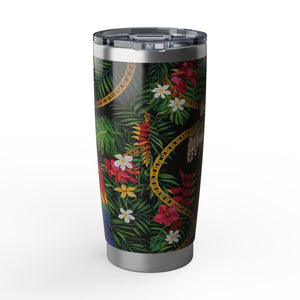 Vagabond 20oz Tumbler ~ Hollywood Regency Parrot