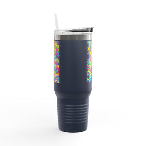 Insulated Travel Mug, 40oz / Rainforest Music - Perfect for Outdoor Adventures