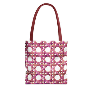 Beach Chair Wicker/Hibiscus Tote Bag - 3 Sizes