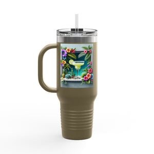 Insulated Travel Mug, 40oz / Tropical Margarita - Perfect for Outdoor Adventures