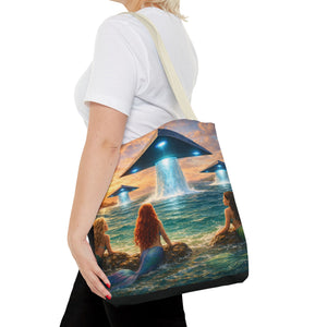 UFOs & Mermaids Tote Bag - 3 Sizes