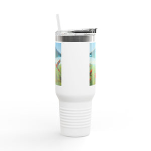 Insulated Travel Mug, 40oz / UFO & Macaws