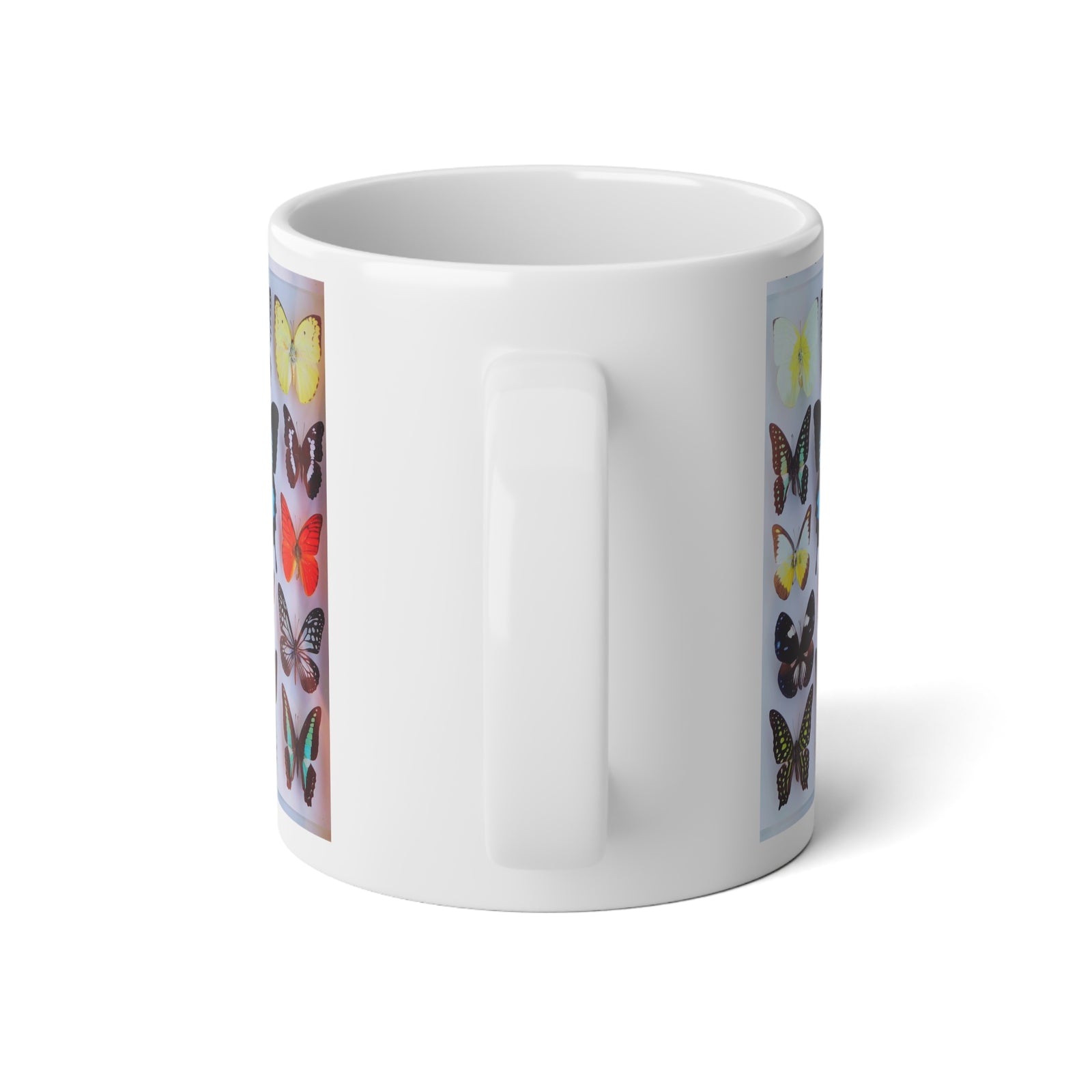 Jumbo Mug, 20oz, Real Butterfly Collection Photo | Tropical Coffee Cup