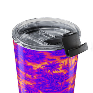20oz Tumbler — Purple & Orange Travel Toile Travel Cup