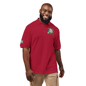 ‘Good Vibes’ Embroidered Polo ~ Tropics Lifestyle Coffee Logo, Many Colors